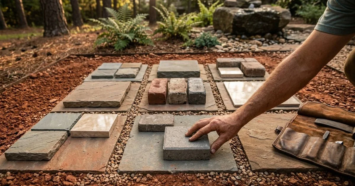 Comparing patio materials for North Carolina homes