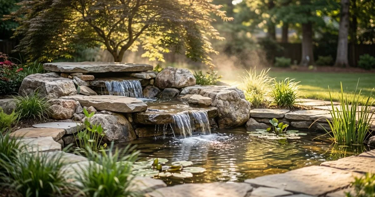 Water feature ideas for Charlotte backyards